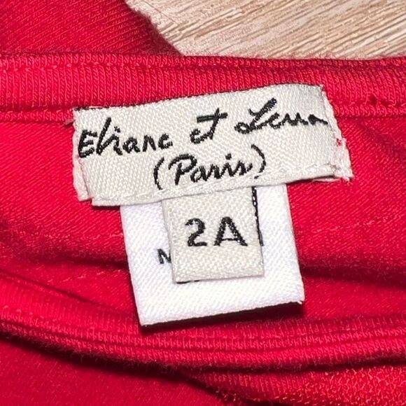 Eliane et Lena Paris Darnier Red & Black Tutu Long Sleeve Dress, 2T Girls - Picture 3 of 11